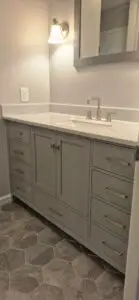 Tub to Shower Conversion Remodel in Topeka